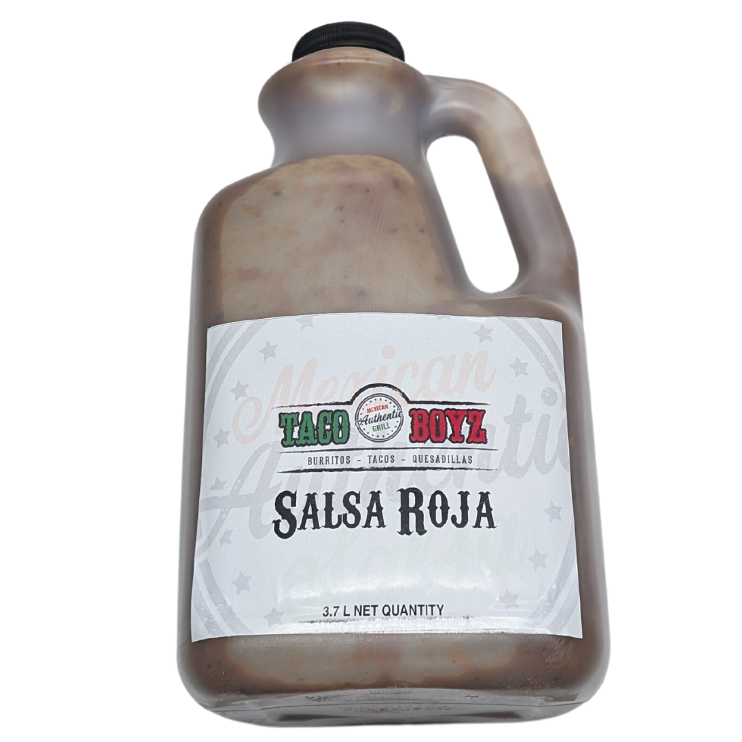 Taco Boyz Salsa Roja Case of 4 (3.7 Litre Bottles)