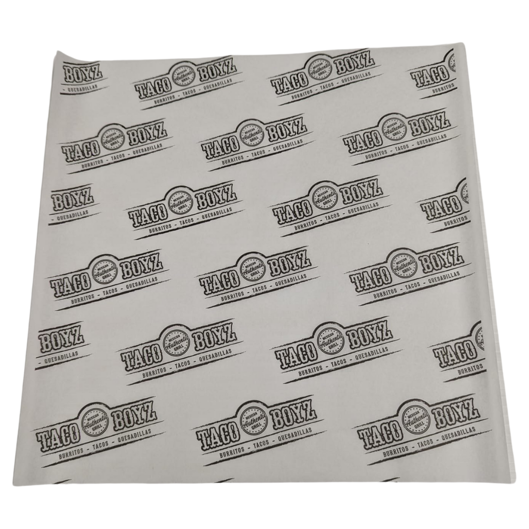 Taco Boyz 12X12In Paper Basket Liners