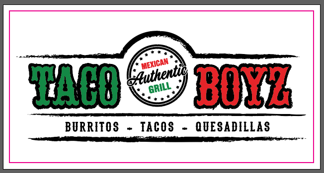 Taco Boyz Sticker Rolls of 2500pc